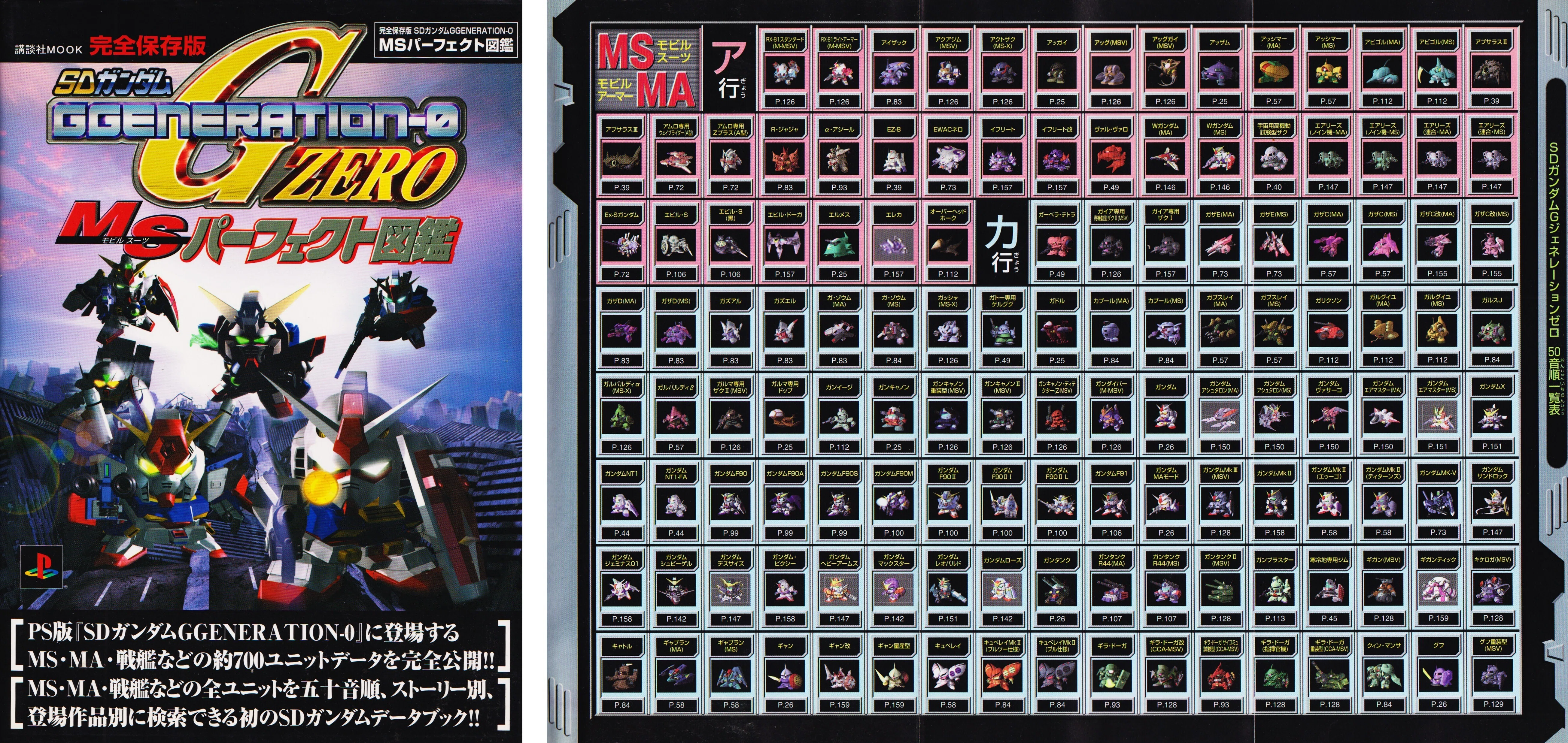 番外編②：我が家の『Gジェネ・ゼロ』攻略本を一斉点検。｜メニホビ