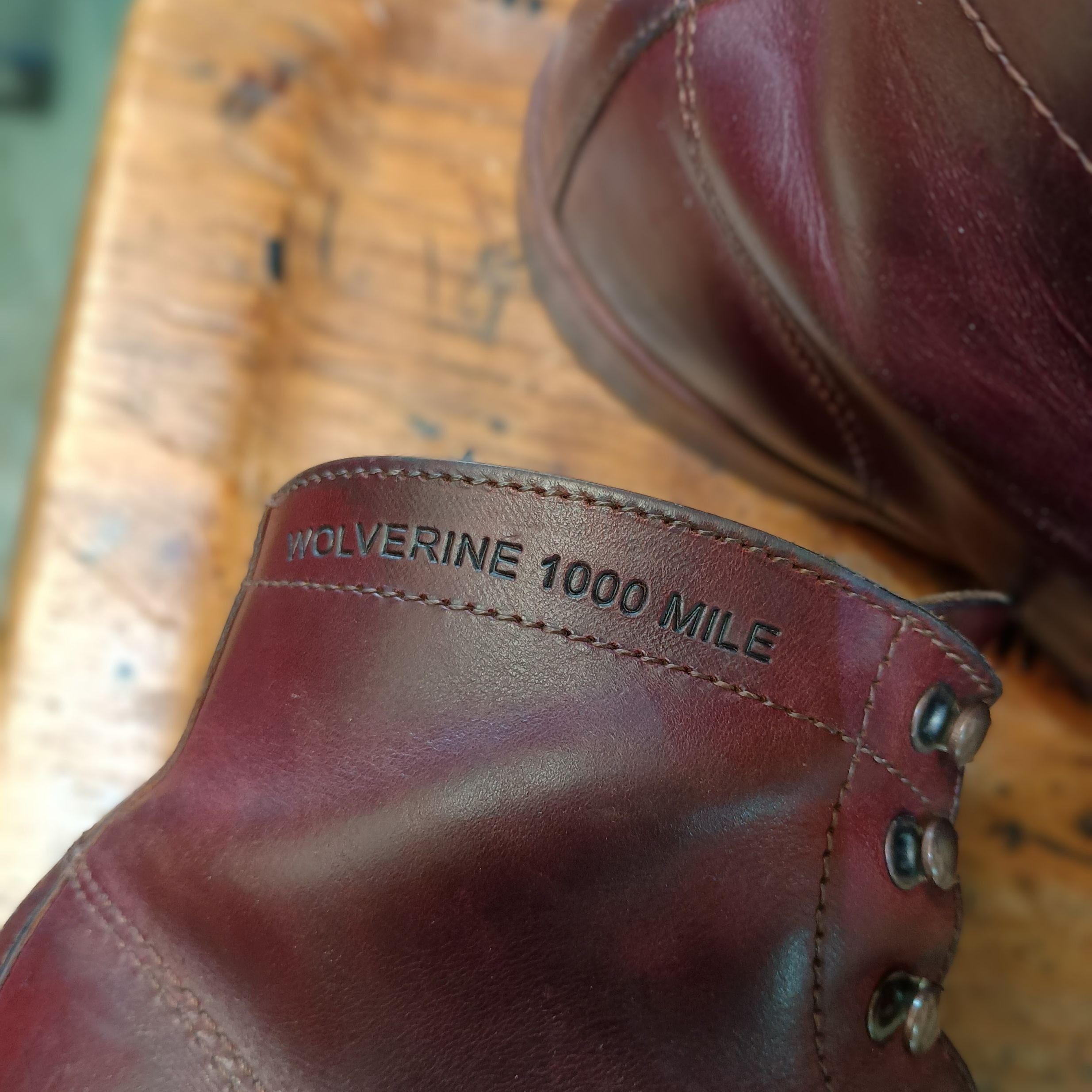 ハーフラバー補強】Wolverine 1000 Mile Bootsのハーフラバー｜CREA