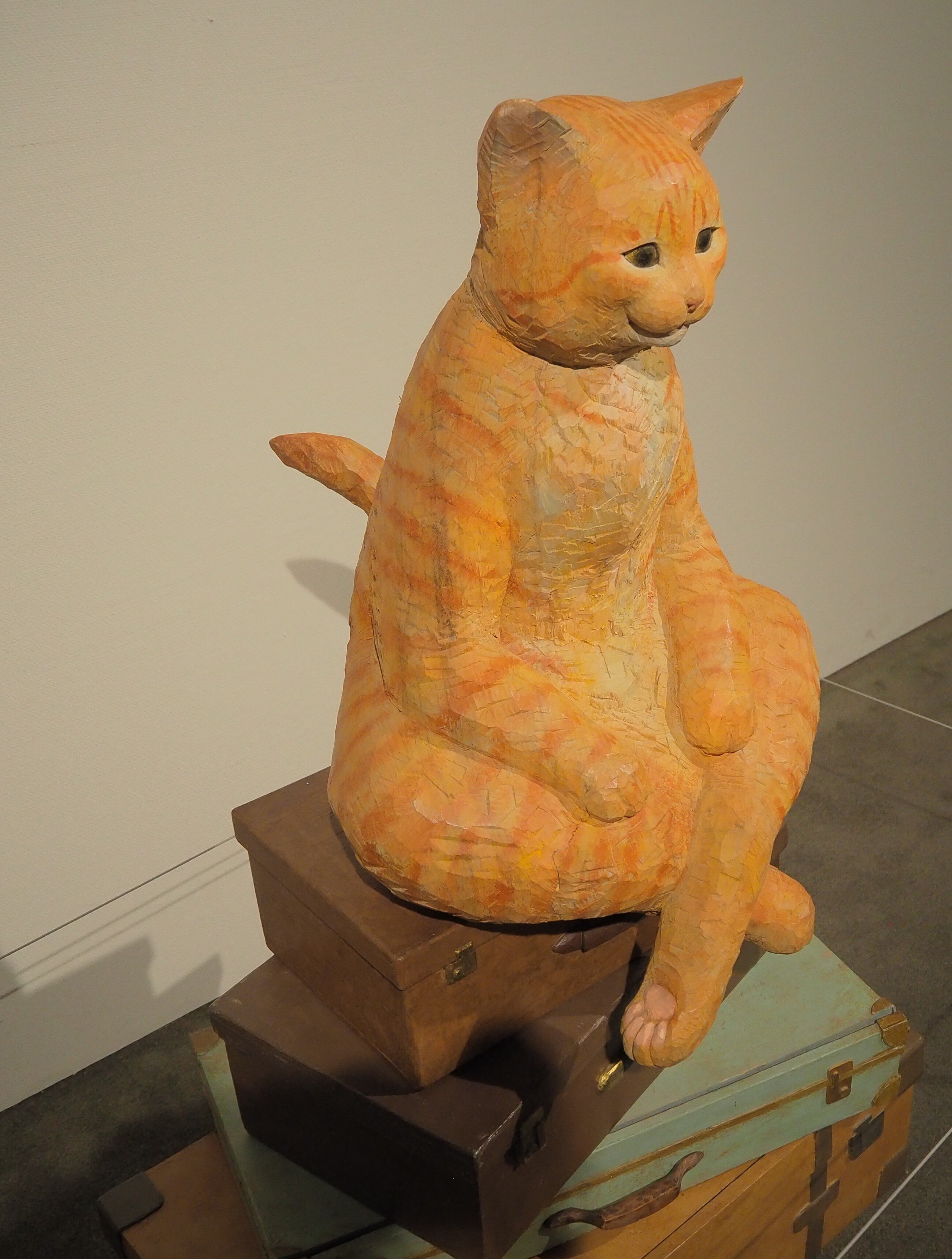 花房さくらさんの木彫展に行ってきました。｜あられんこん