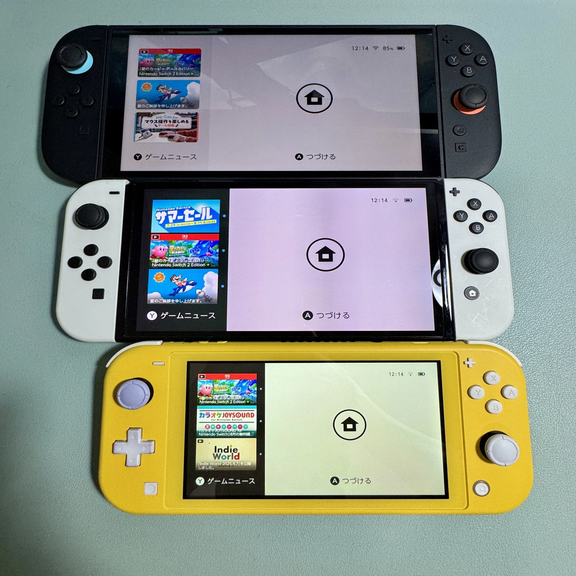ニンテンドースイッチ2がやってきた！有機ELモデル＆Liteと比較して 