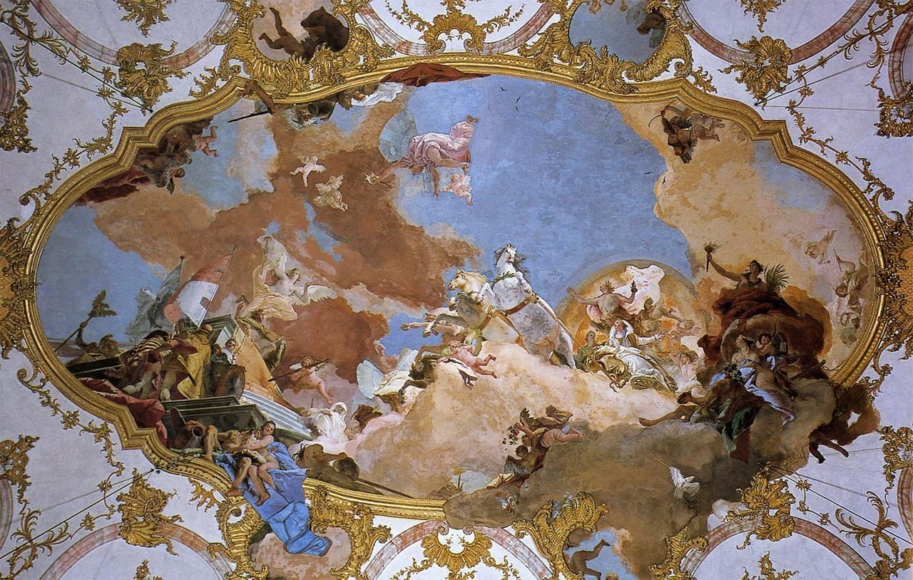 ティエポロ画集　大壁画　パステル　仰視法　天井画　夢心地 ティエポロ画集 大壁画 パステル 仰視法 天井画 夢心地 - メルカリ