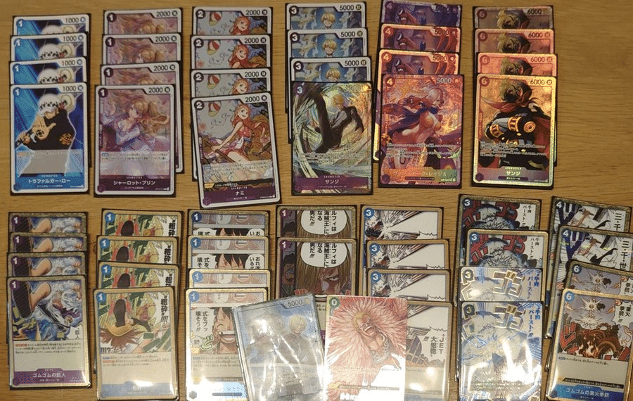 青紫サンジ パラレル デッキパーツ 20枚 サンジ 【リーダーパラレル