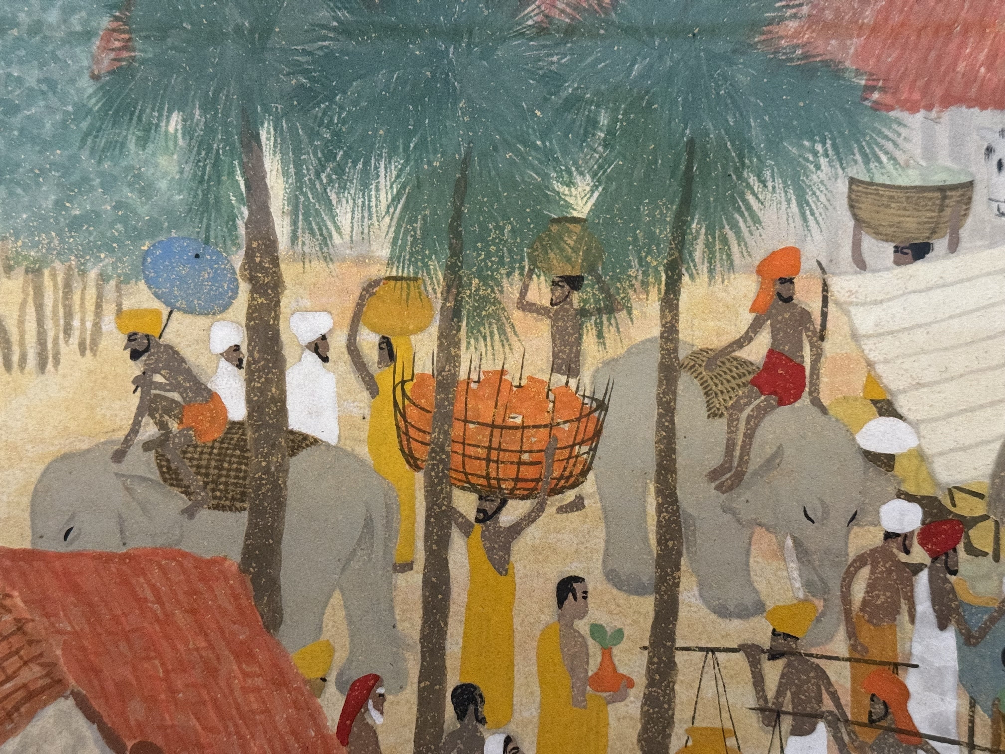 今村紫紅の傑作《熱国之巻》の「暮之巻」をはじめて見られました