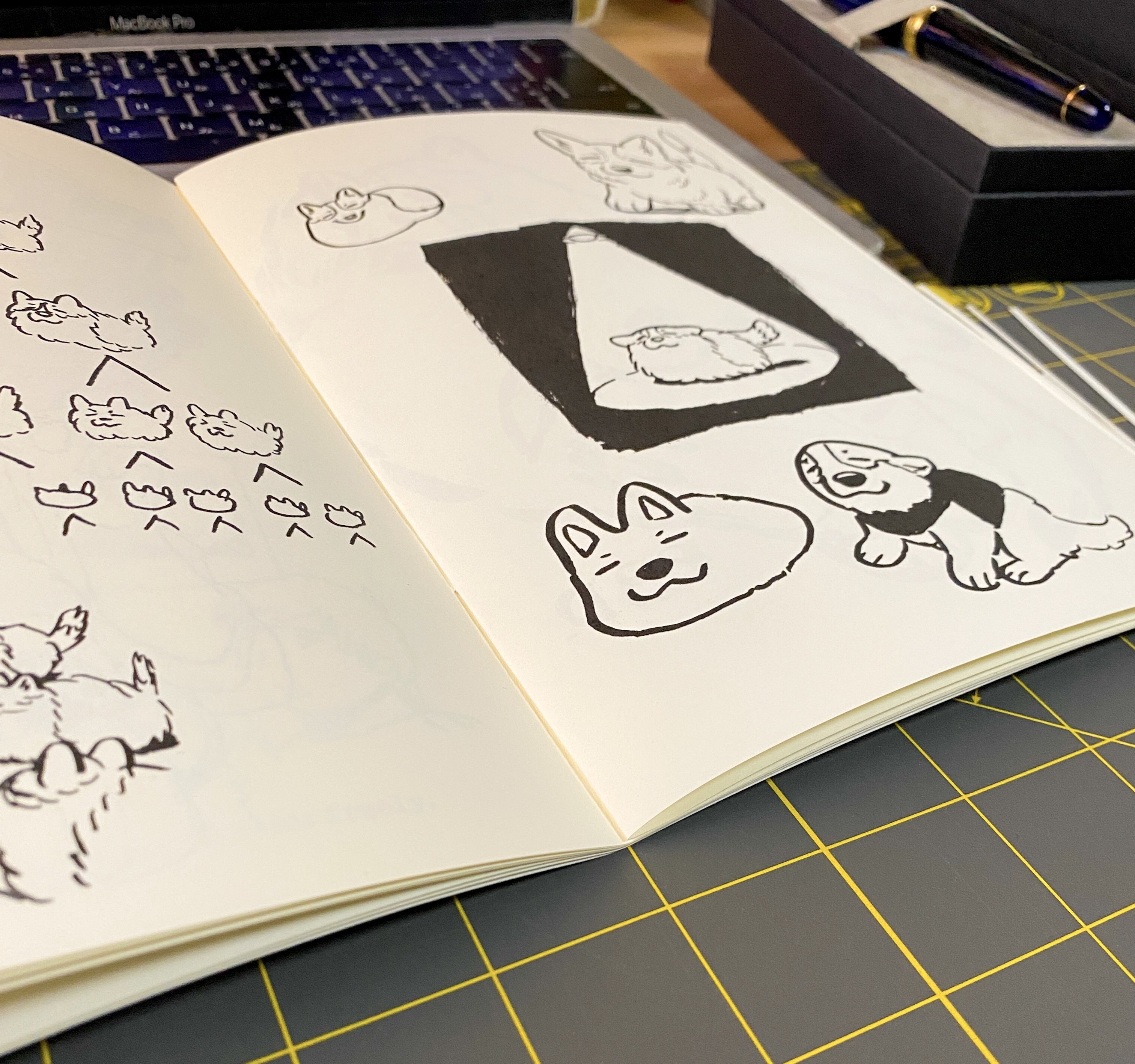 イラスト作品1点もの 顔料インク出力 イラスト作品1点もの 顔料インク出力