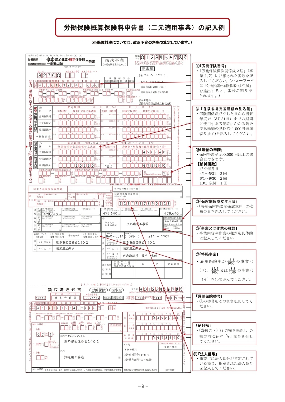 一元適用と二元適用|労働保険解説メモnote
