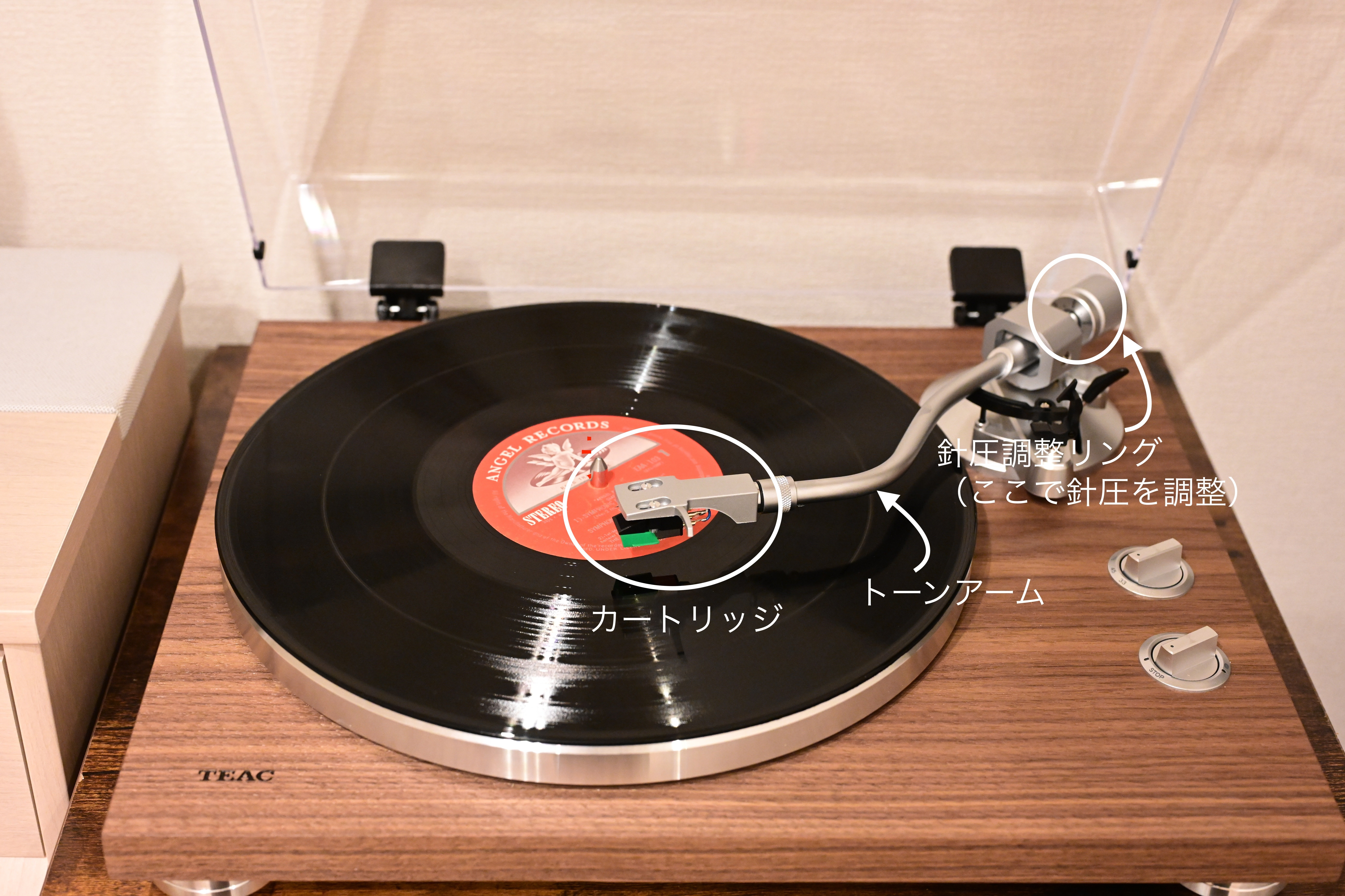 音まみれの世の中から、逃れたくて。レコードプレイヤー・TEAC
