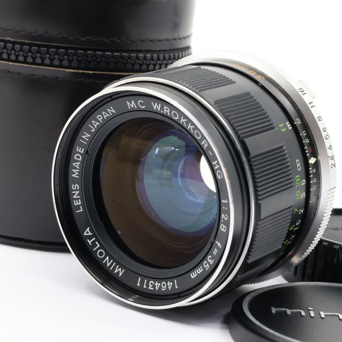 2025/08/11入荷｜Minolta MC W.ROKKOR-HG 35mm F2.8 SRマウント