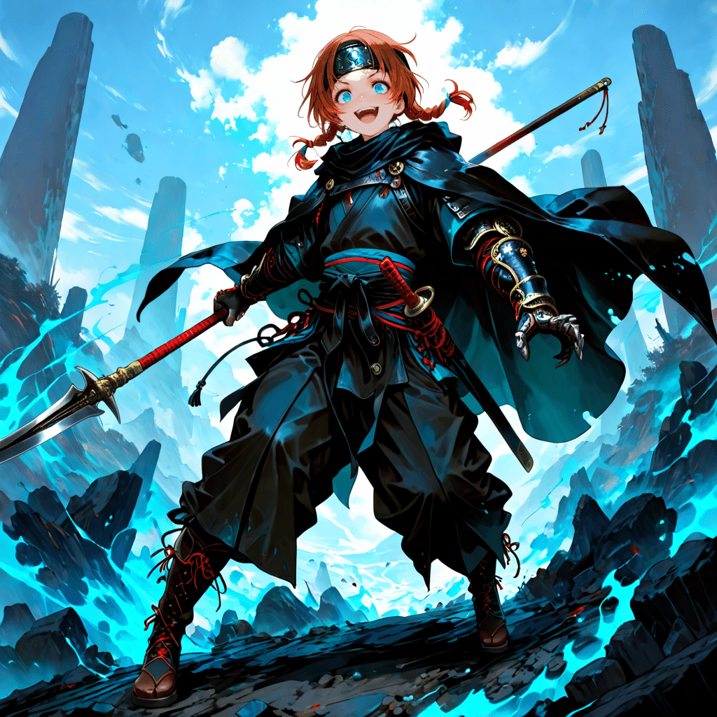 StableDiffusion、ファンタジーキャラジェネレーター⑧サムライ女｜およよ