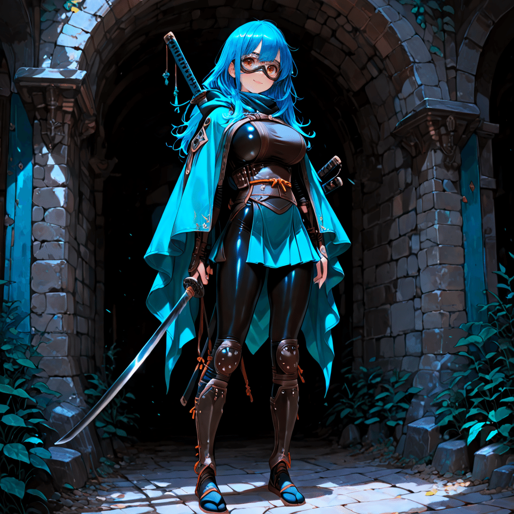 StableDiffusion、ファンタジーキャラジェネレーター⑨ニンジャ女｜およよ