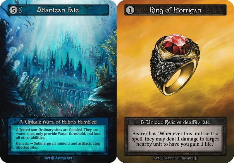 Sorcery TCG Ring of Morrigan foil Sorcery TCG】8/11