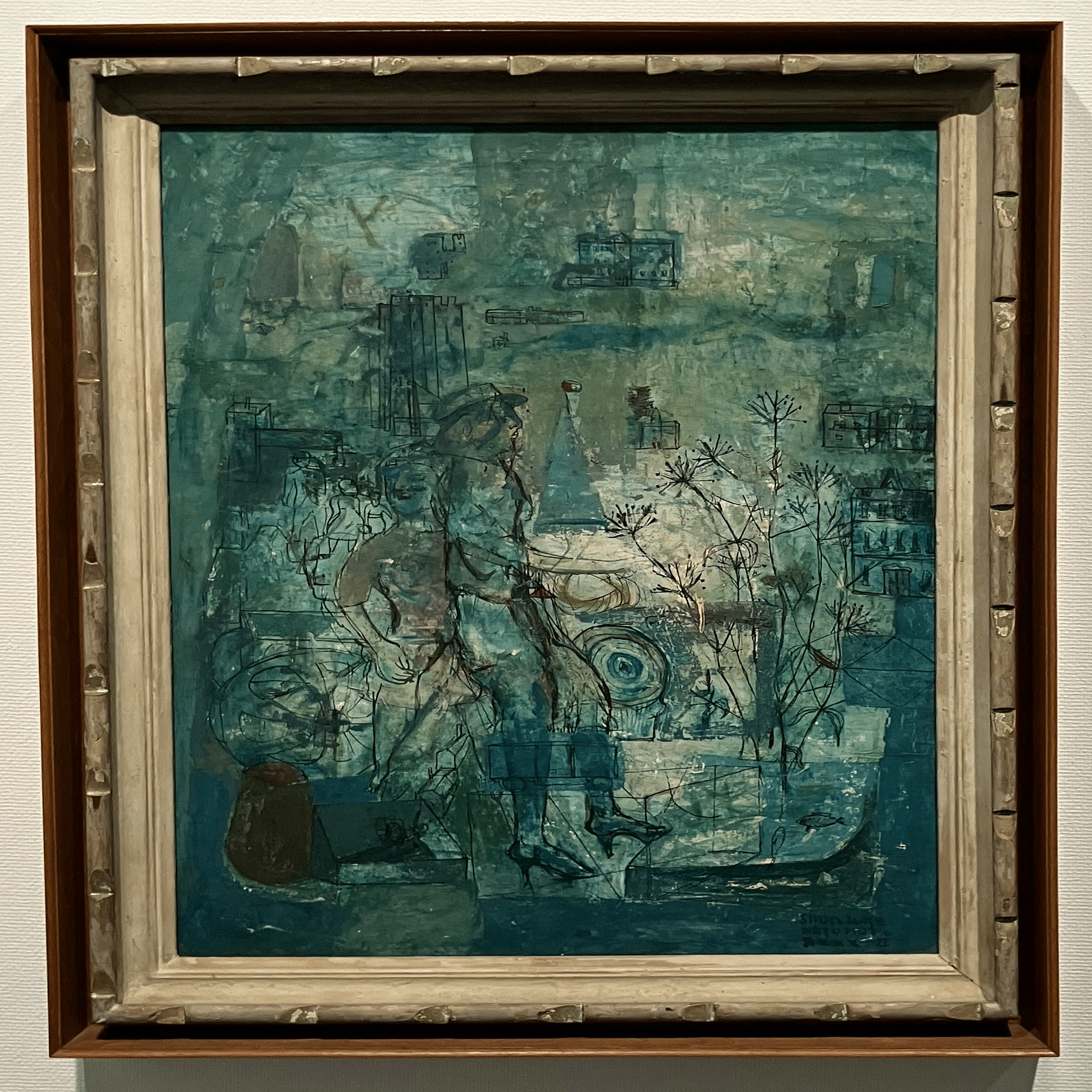 黒い花・N駅近く／松本竣介,1940｜peregrinatio