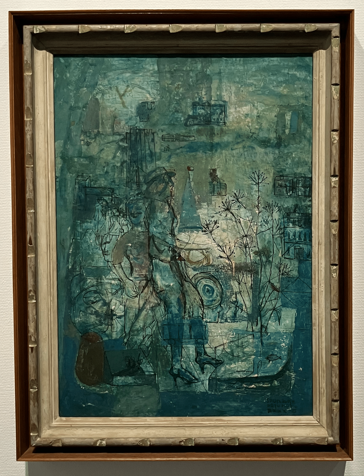 黒い花・N駅近く/松本竣介,1940|peregrinatio 黒い花・N駅近く/松本竣介,1940|peregrinatio