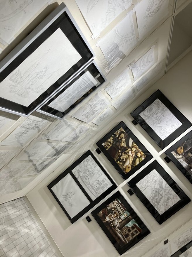 円環帰点 安倍吉俊　直筆サイン入り　ポスター　4点セット　30周年記念展 円環帰点 安倍吉俊 直筆サイン入り ポスター 4点セット 30周年