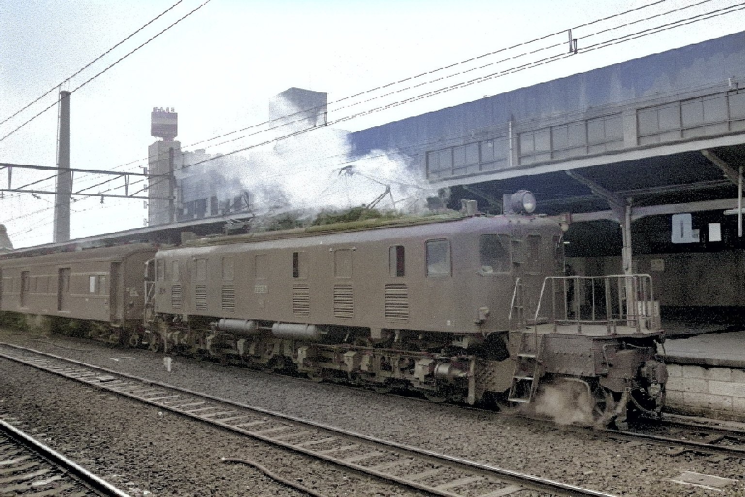 行先板 サボ　上野行 東北線経由 × 盛岡行 国鉄 EF57 EF58 旧型客車 懐かしの国鉄写真】東北本線で旧型電機を追いかけた日々（写真24枚