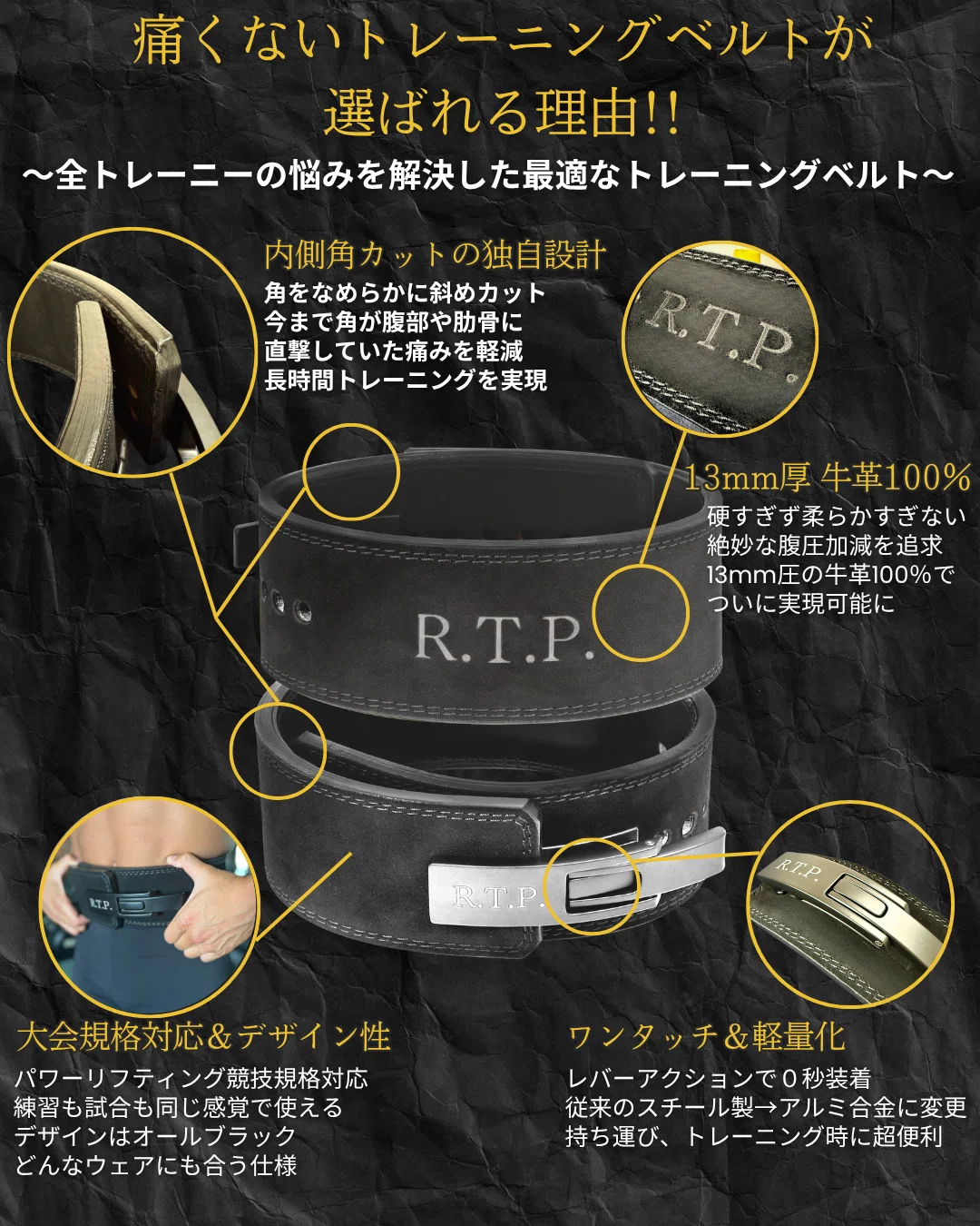 7ヶ月かけて痛くないトレーニングベルトを作りました-芳賀セブン