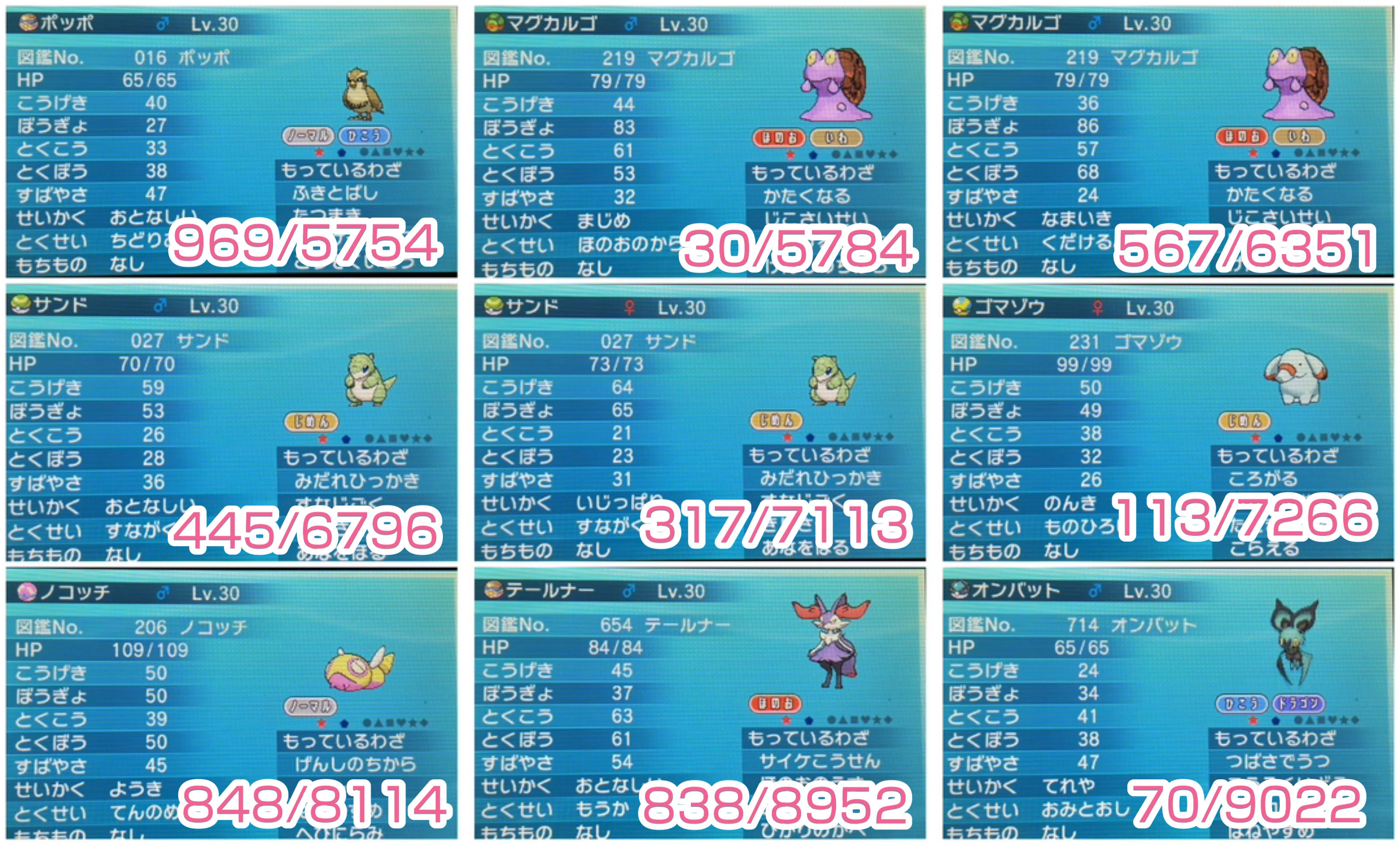 フレンドサファリで1万回エンカウントして色違い確率を検証してみた