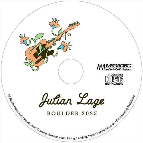 ジュリアン・ラージ】2025年、夏の最新ツアーからのライブが入荷