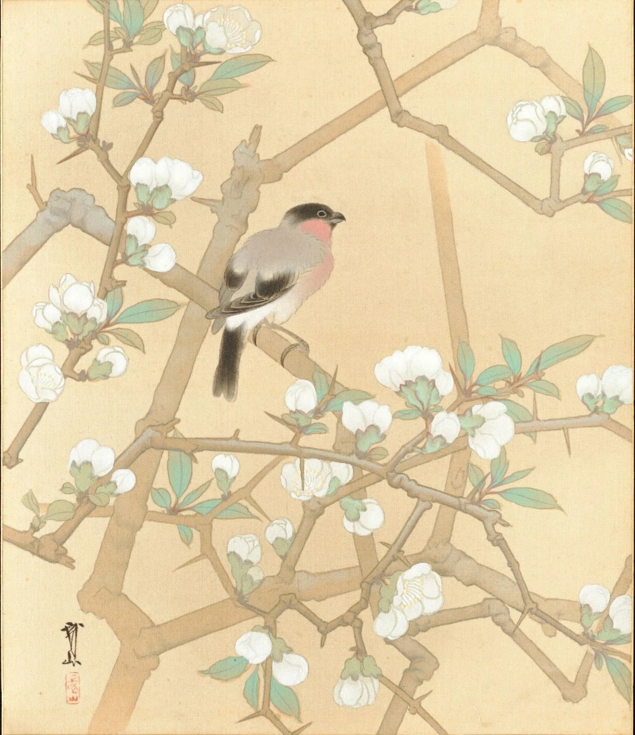 作品一覧】木村武山《十二ヶ月図》｜講談社野間記念館