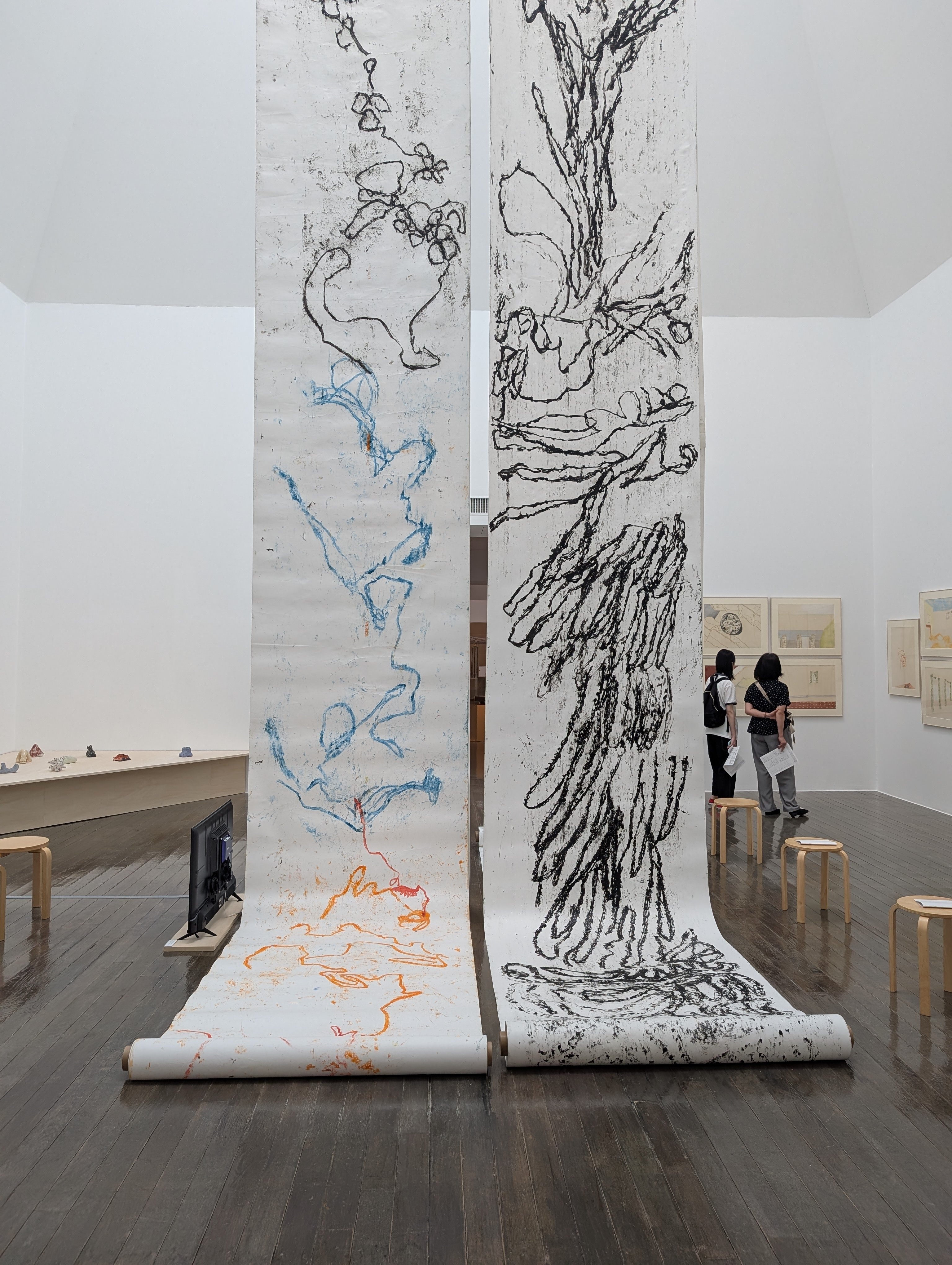 日比野克彦　リトグラフ　約87cm x 約66cm Yahoo!オークション -「日比野克彦」(美術品) の落札相場・落札価格