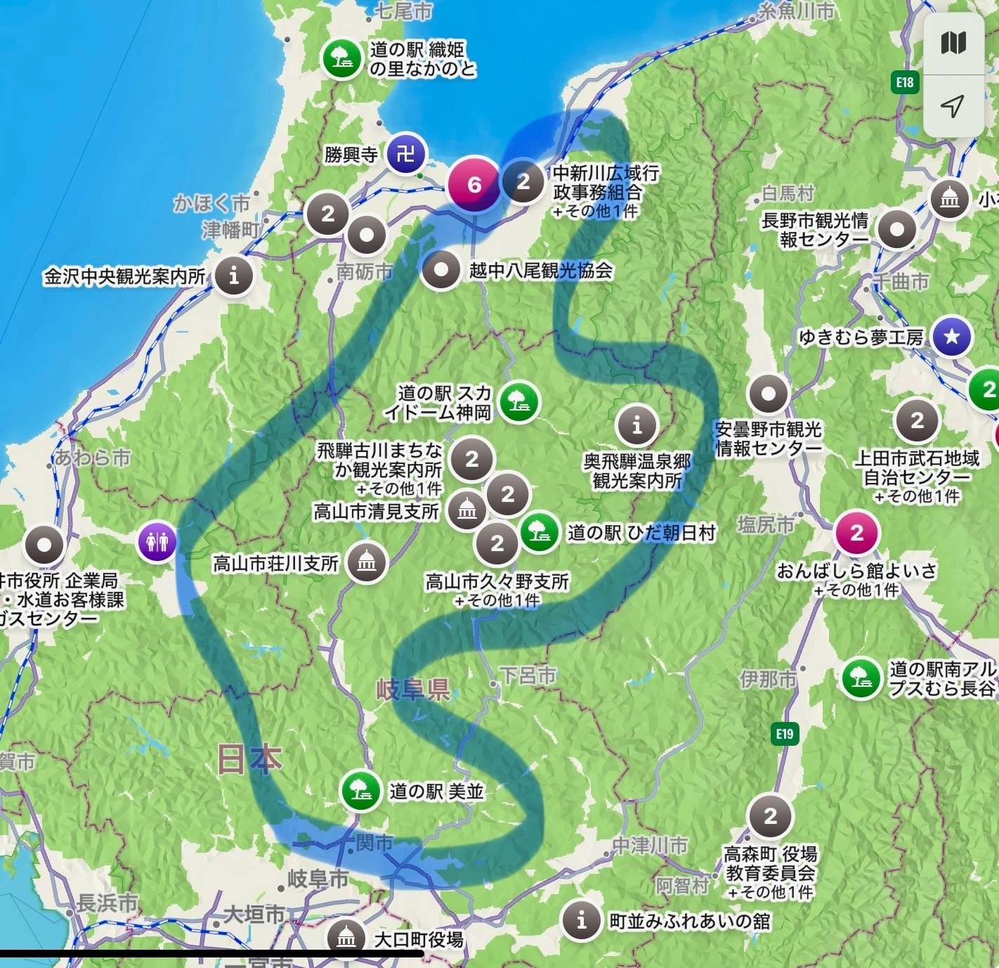 マンホールカード 収集の旅 岐阜→富山(2025/8/8〜8/9) （その1）–9枚