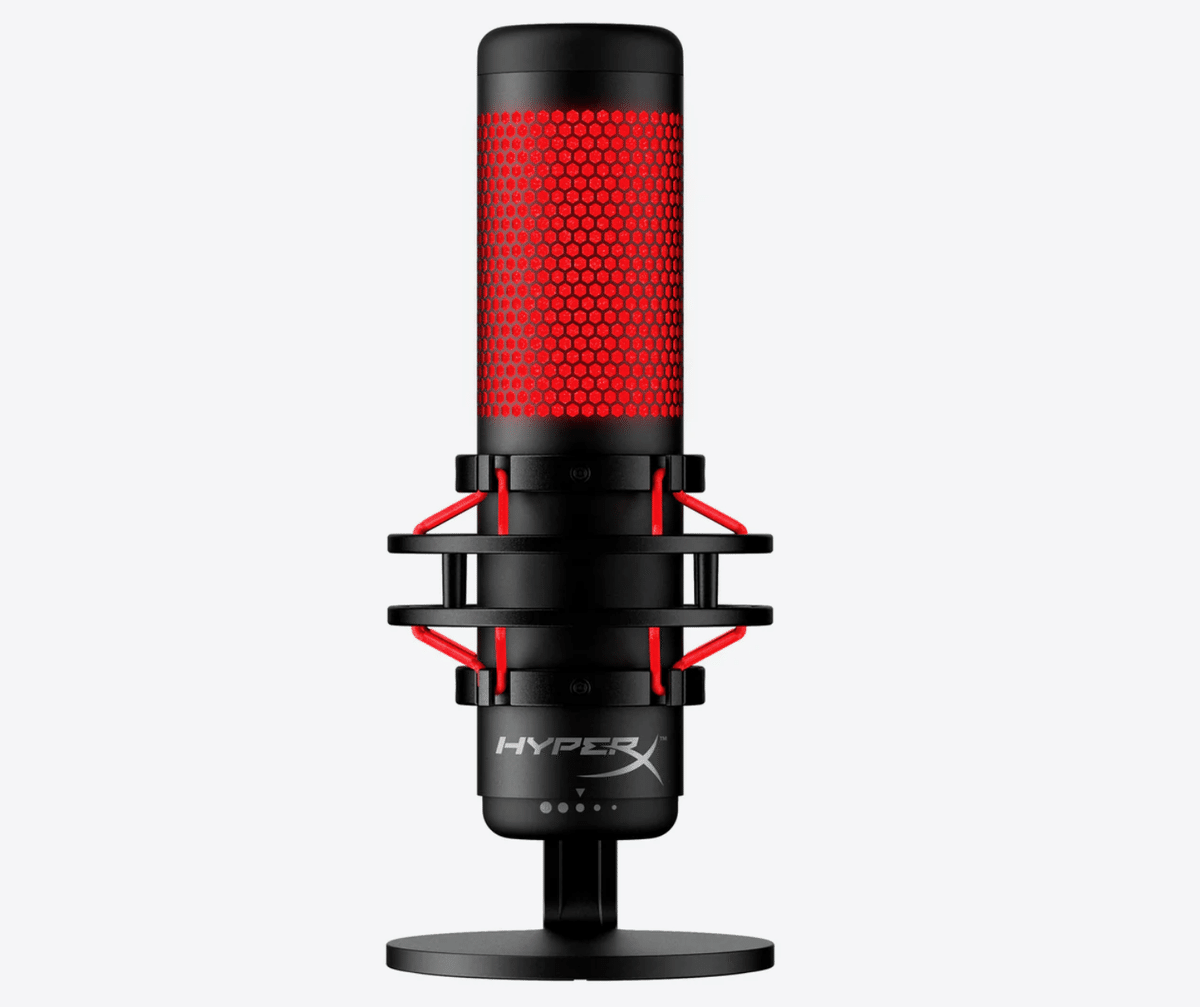 HYPER コンデンサーマイク 赤黒 HyperX QuadCast2 コンデンサーマイク USBマイク 製品詳細 | 日本HP