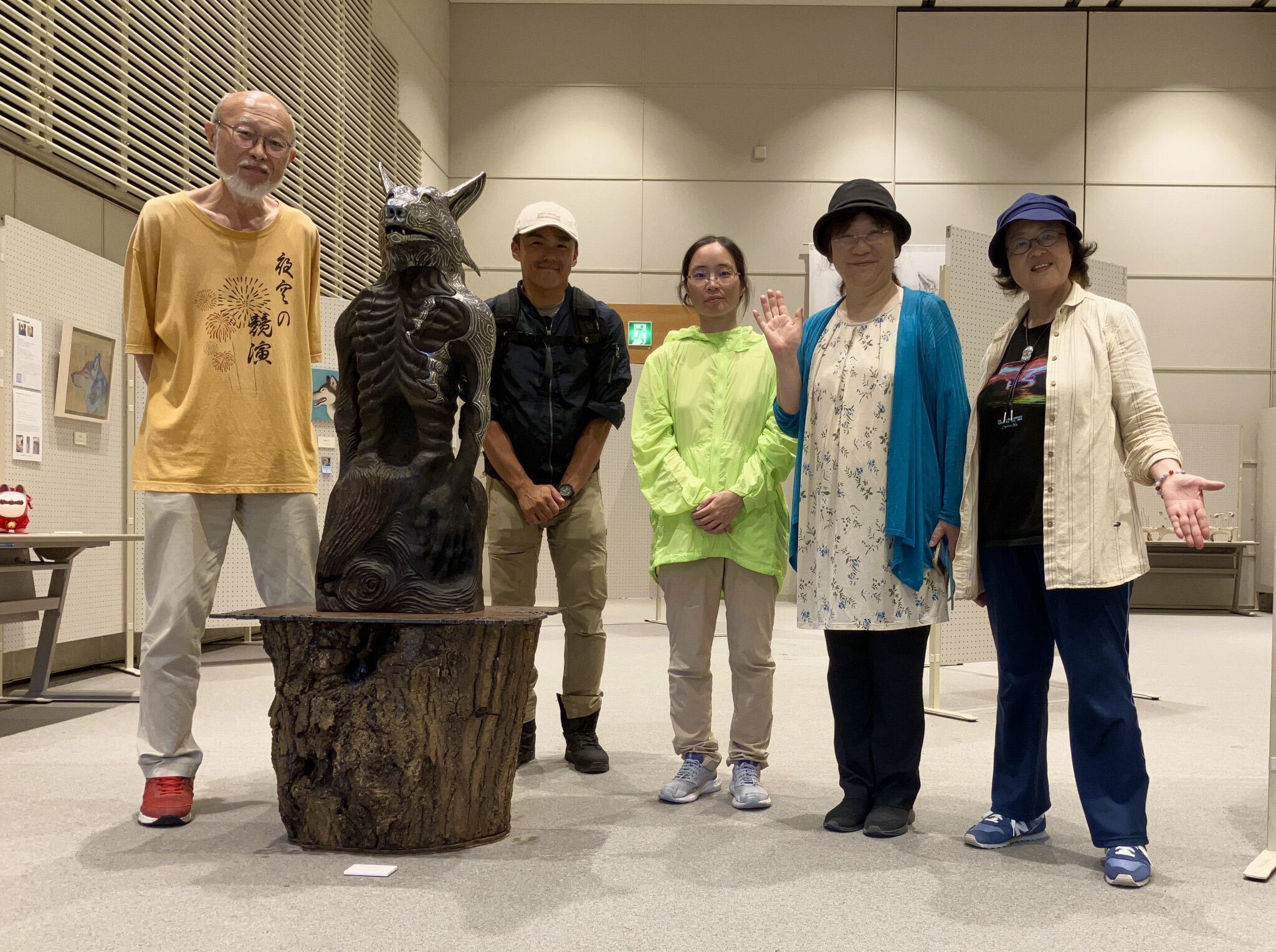 ニホンオオカミ最後の地で狼アートフェスタ｜姫川明輝