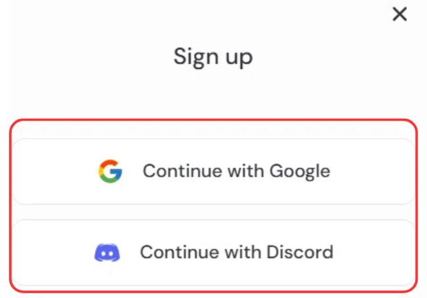 Google外部サービス、もしくはDiscordでMidjourneyのアカウントを作成する