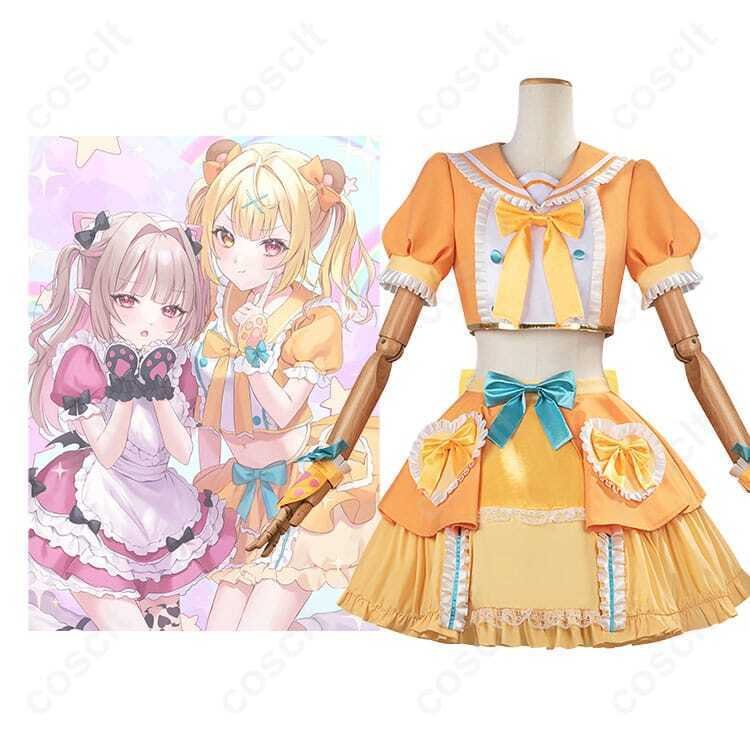 星川サラ　にじさんじ　だいしきゅーだいしゅき　コスプレ衣装（ウィッグ＋2000） にじさんじ 星川サラ だいしきゅーだいしゅき MV衣装 コスプレ