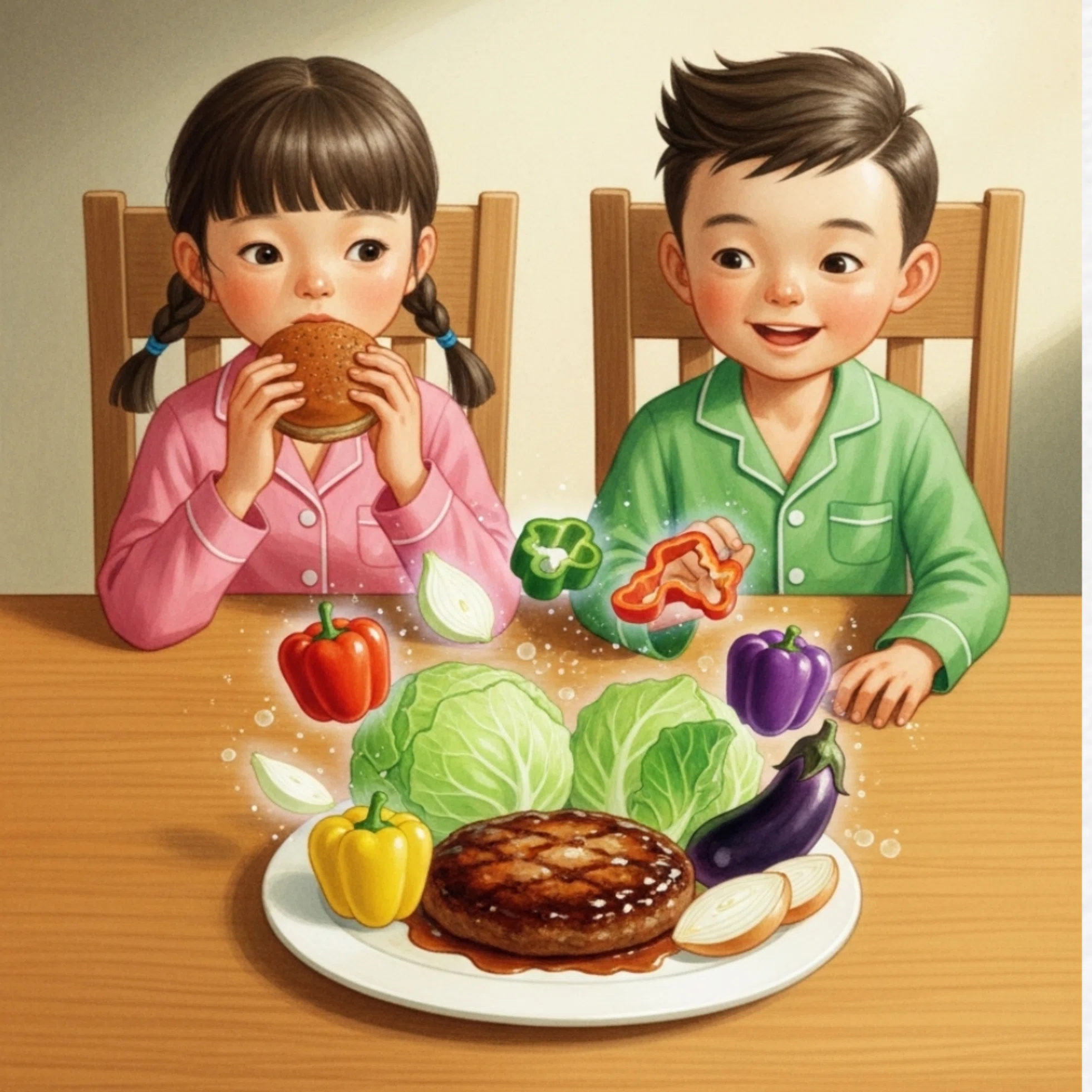 AI絵本で野菜嫌いに挑む！笑って驚く親子の実験記｜ことき