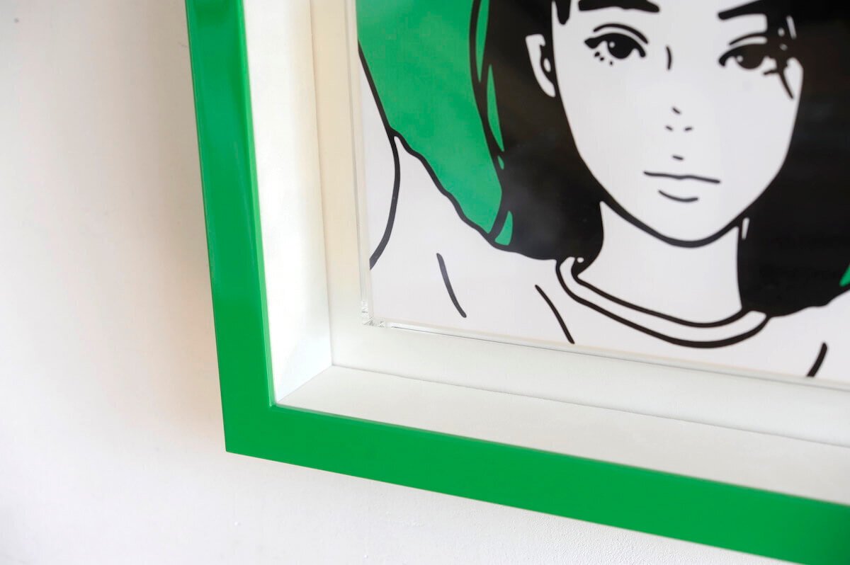 KYNEのキャンバス作品を額装しました。｜ノイズキング藝術額装店