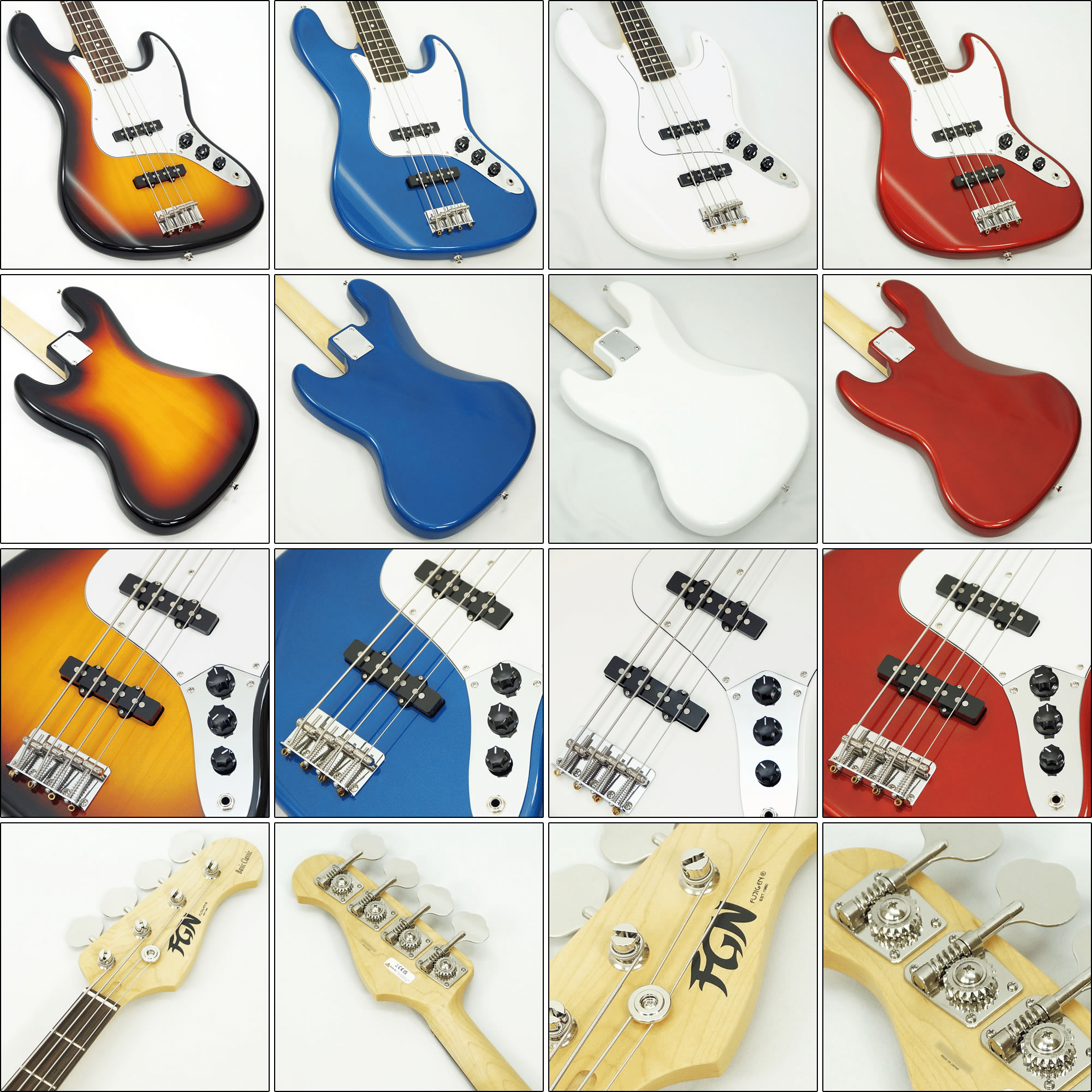 リーズナブルな価格と日本製の確かな品質を併せ持ったフジゲン製JB