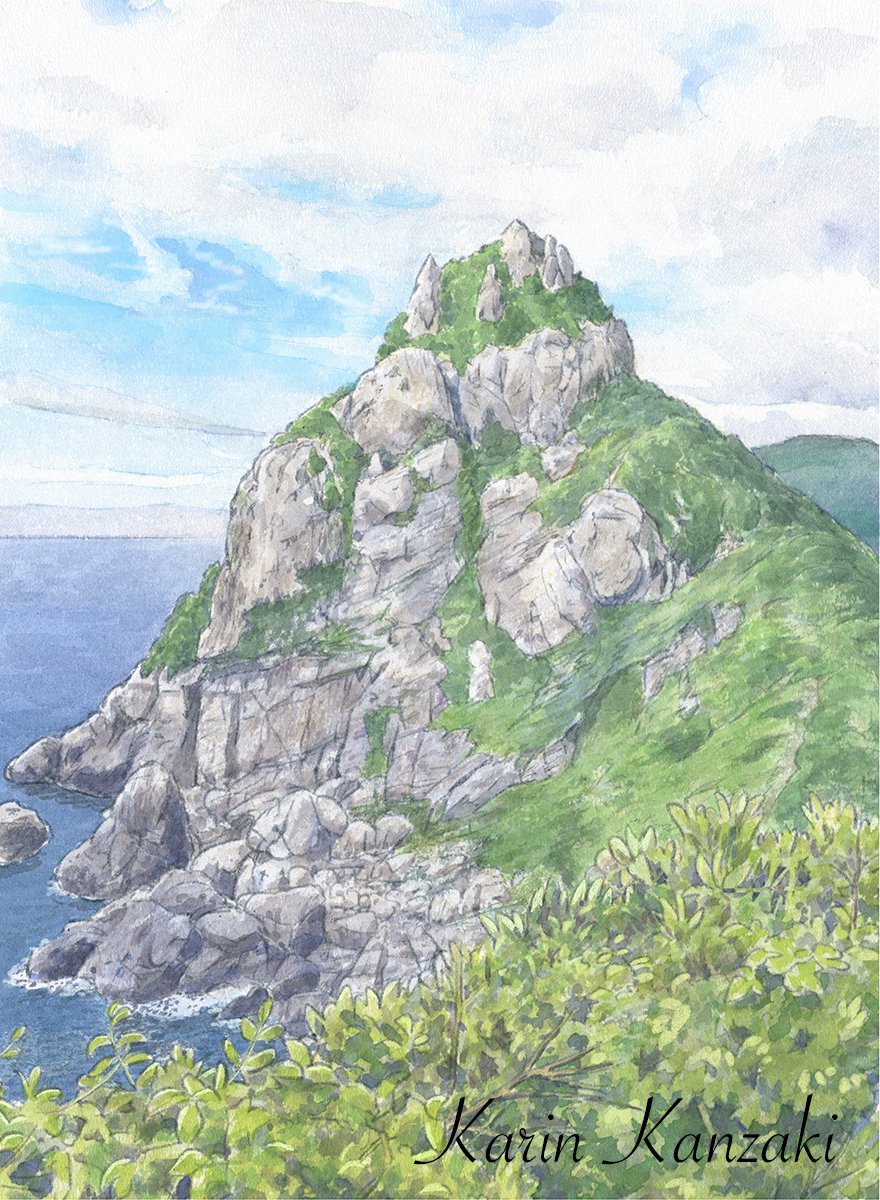 晩秋　水彩画　(270×240㎜) 晩秋 水彩画 (270×240㎜) 晩秋（梓川地区）」油彩 F-4 樹々は