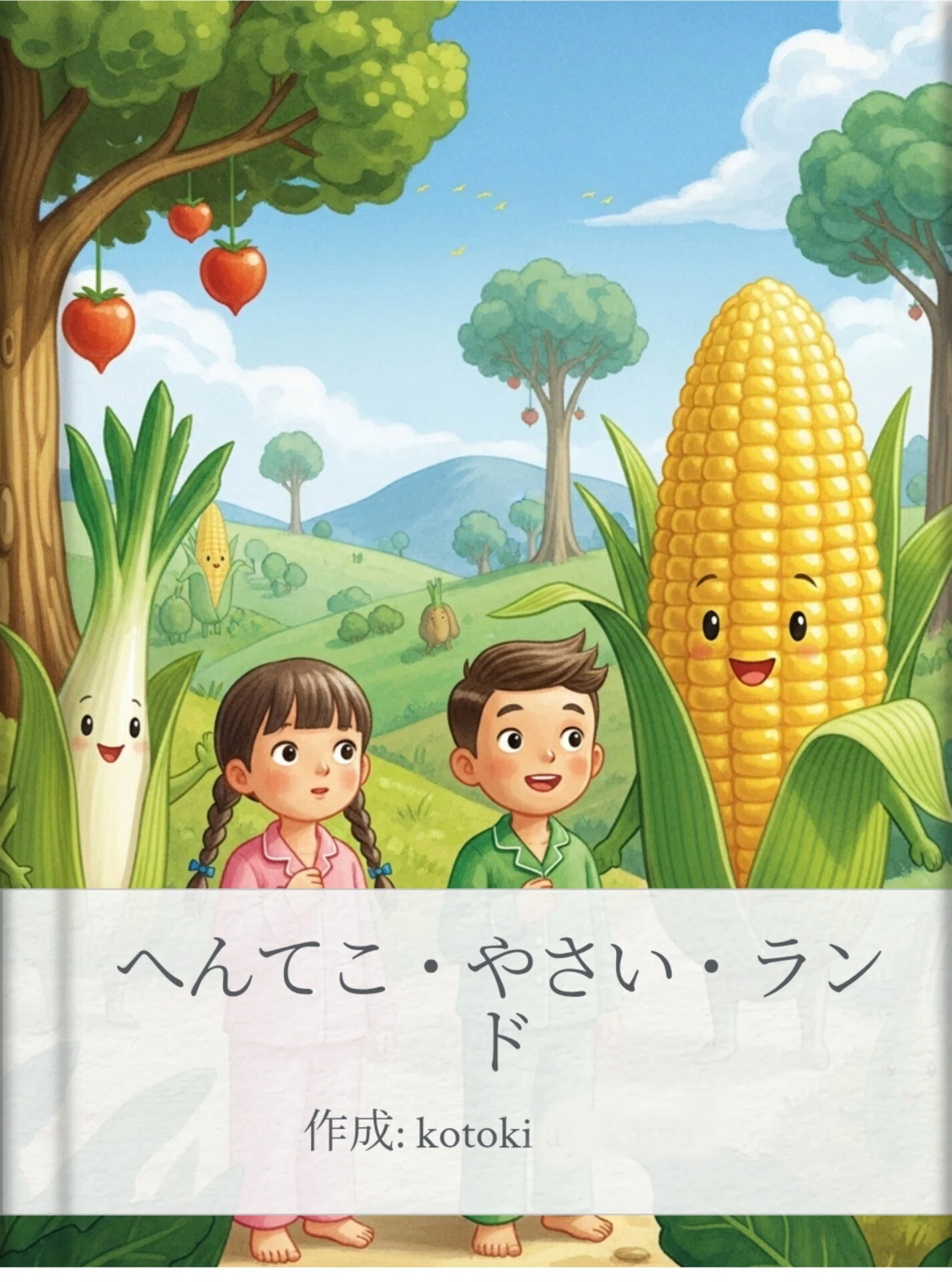 AI絵本で野菜嫌いに挑む！笑って驚く親子の実験記｜ことき