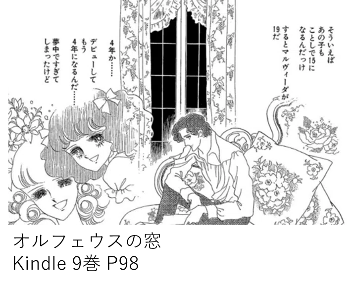 オルフェウスの窓 登場人物の年齢推定～第一部(レーゲンスブルク編)&第