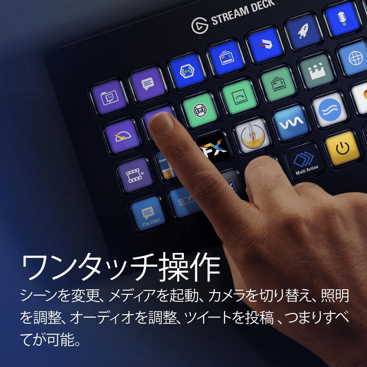 STREAM DOCK XL 32キー配列 Elgato Stream Deck XL 32キー配列コントローラー｜GetGadgetGot