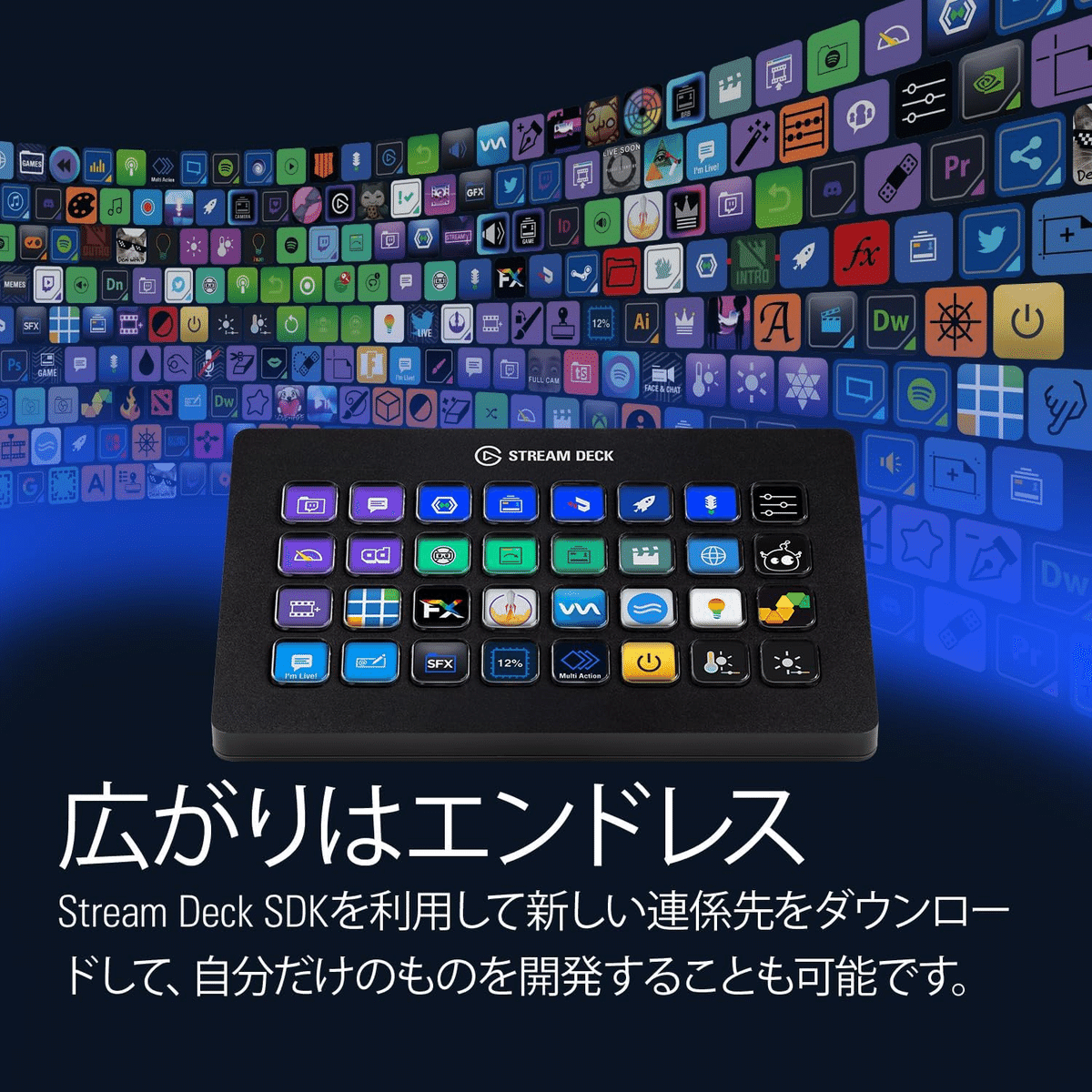 Elgato Stream Deck XL 32キー配列コントローラー｜GetGadgetGot