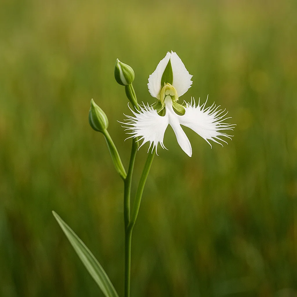 8月13日 誕生花サギソウが語る花言葉「清純」「繊細」「夢でもあなたを