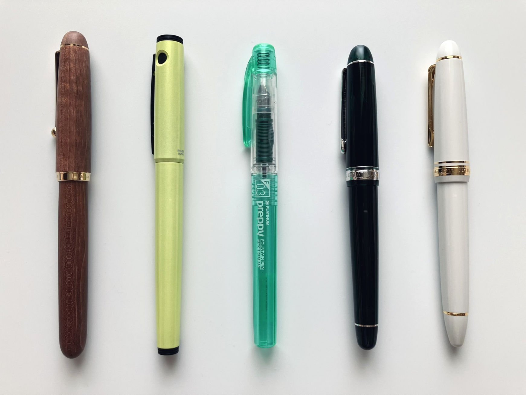 最近よく使う万年筆たちの紹介（2025年）｜やすみん