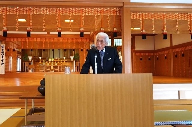 鵬雲斎大宗匠による献茶の儀に参列｜四方源太郎