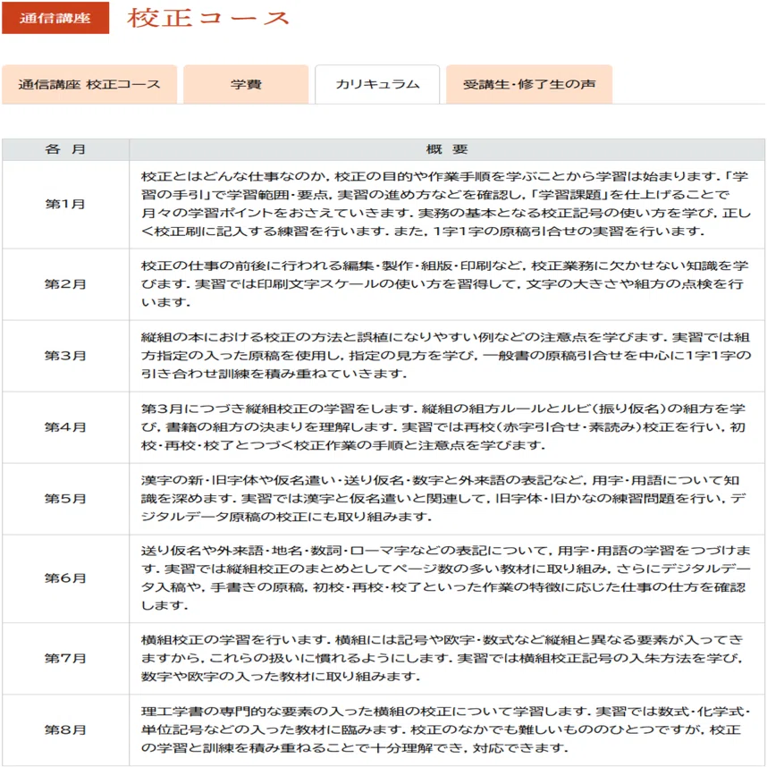 日本エディタースクール 通信校正コース教材 自己啓発 自己研鑽 在宅ワークしながら校正資格を取る！リアルな学習計画の立て方｜繭