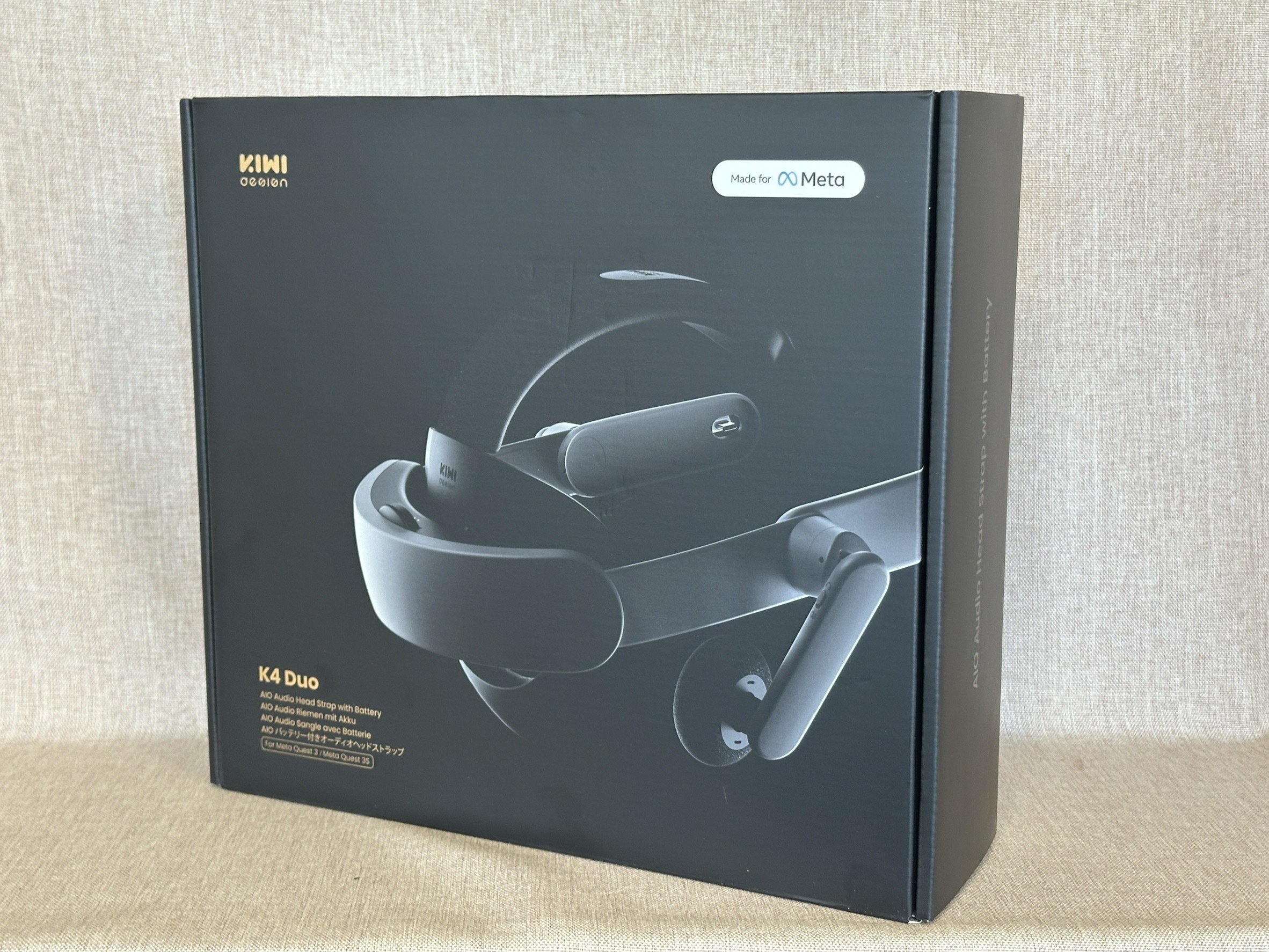 【新品】KIWI K4 Duo オーディオバッテリー VRヘッドストラップ K4 Duo AIO Audio Head Strap with Battery