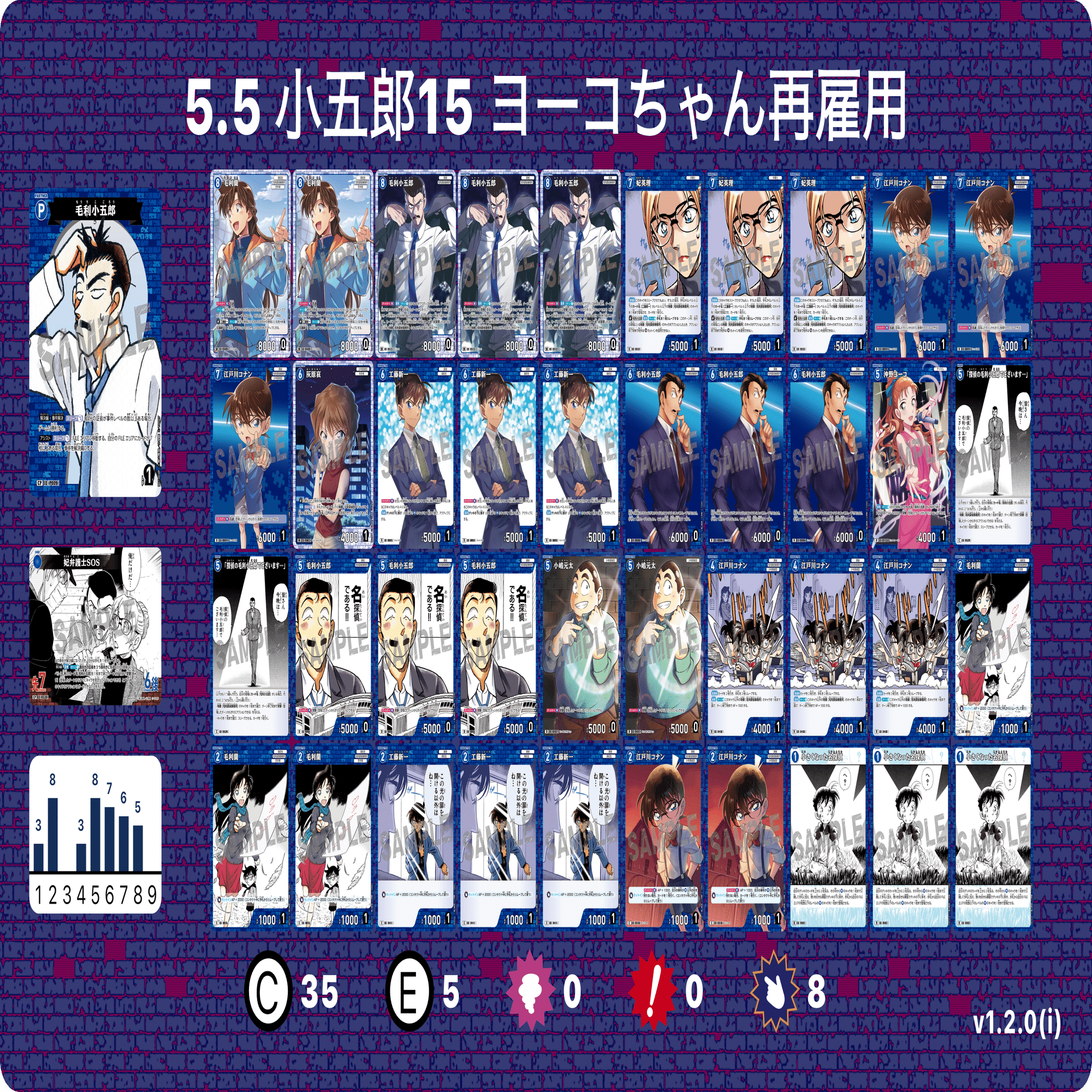 MR不要】5.5弾（5弾）小五郎SOS｜コナンカード