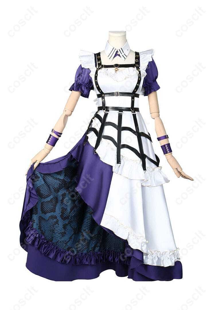 にじさんじ 狂蘭メロコ 新衣装メイド服コスプレ衣装（2024年