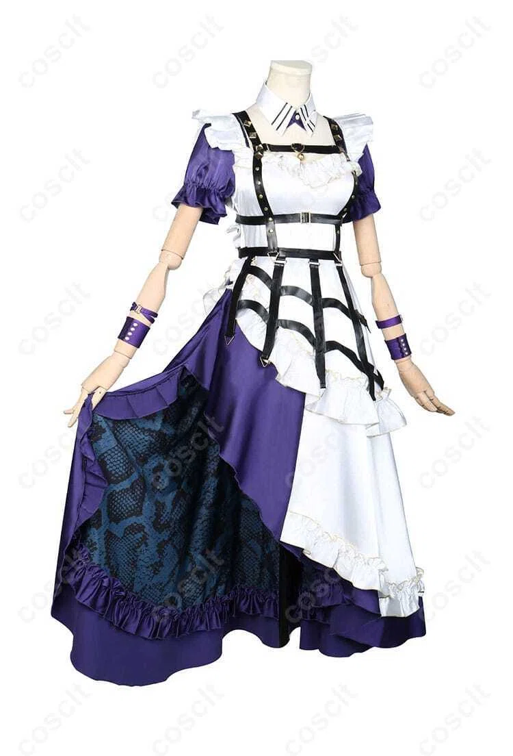 にじさんじ 狂蘭メロコ 新衣装メイド服コスプレ衣装（2024年ビジュアル