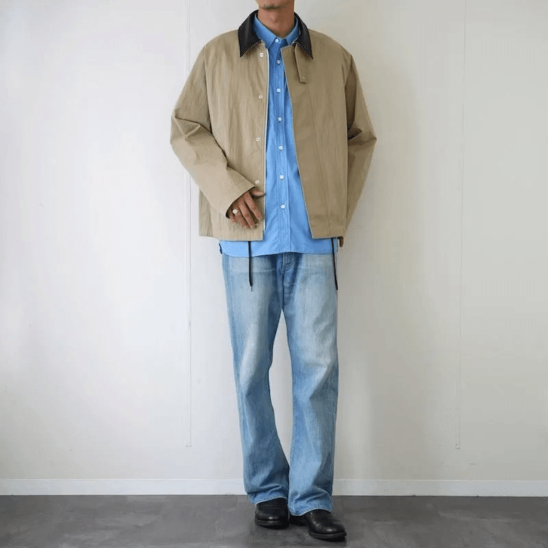 NCV PROJECT WORK JACKETブルゾンジャケット短丈 着画あり NCV PROJECT WORK JACKETブルゾンジャケット短丈 着画あり