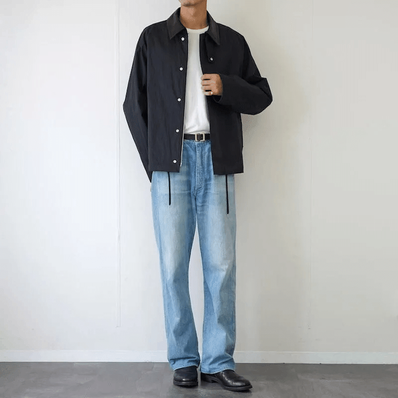 スタジオニコルソン　ZIP THRU CASUAL JACKET STUDIO NICHOLSON / スタジオニコルソン】 SHORT ZIP THROUGH JACKET