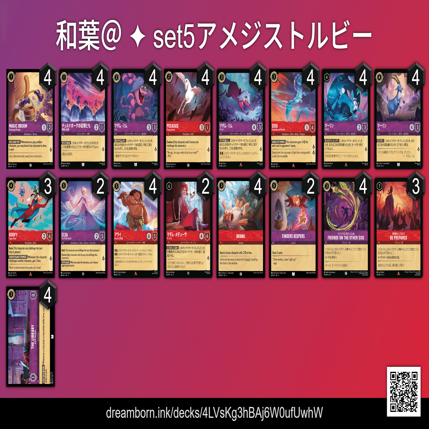 ロルカナ 5弾デッキ紹介｜和葉＠