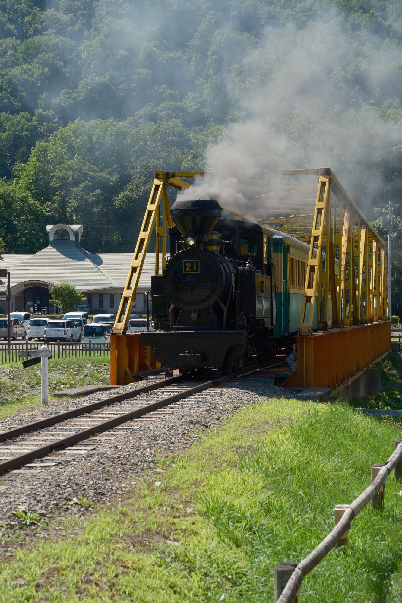 北海道遺産・森林鉄道蒸気機関車「雨宮21号」｜小さくてかわいいけど