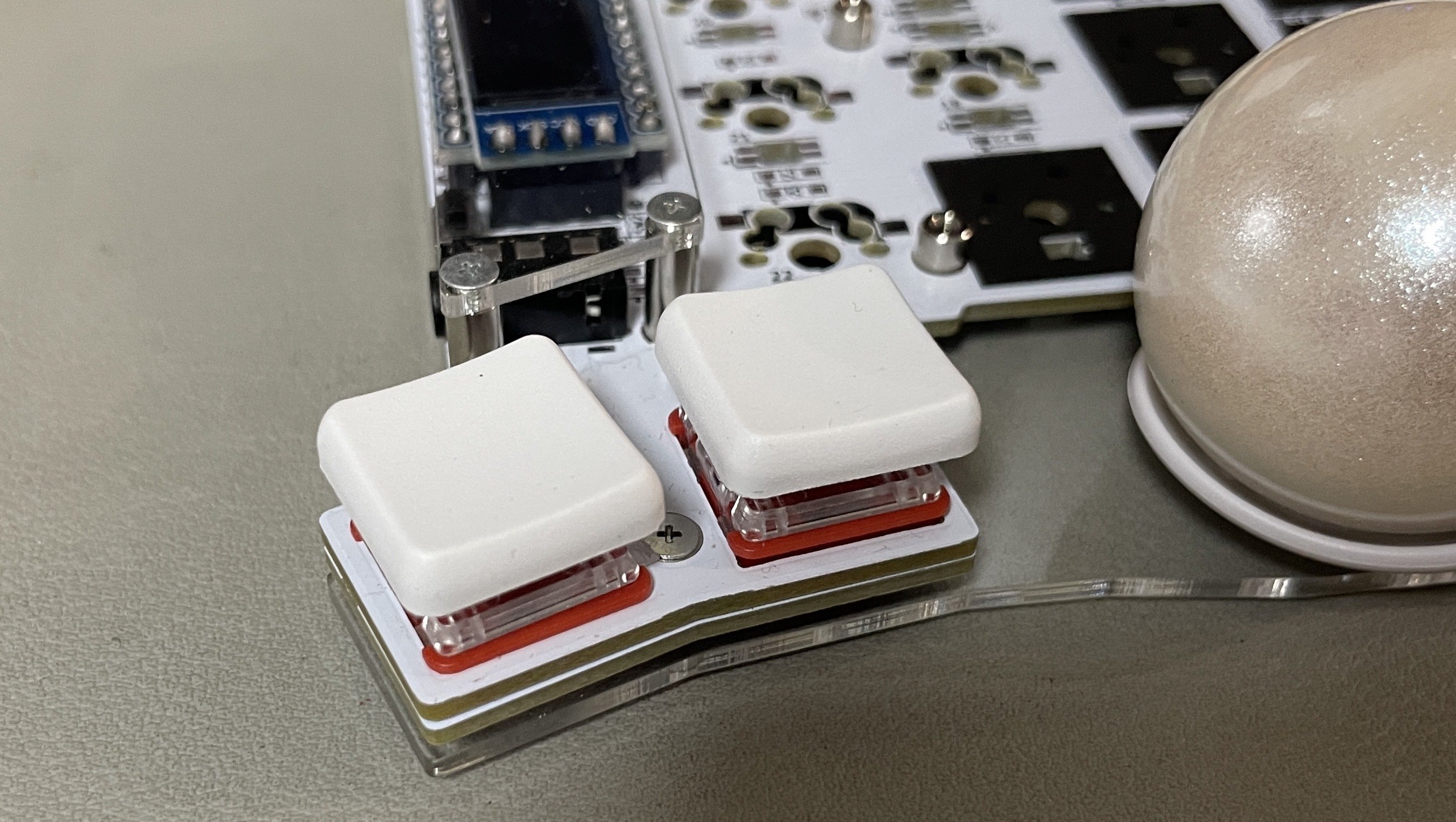 Keyball39ish 完成品 Keyball39ish で狭ピッチキーボードに入門してみた｜hyakum