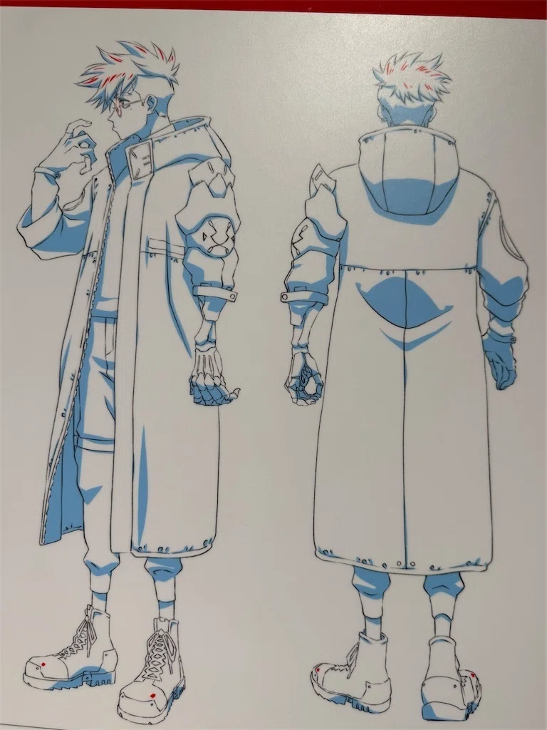 ヴァッシュの設定画写真（トライガンスタンピード展より）｜banka